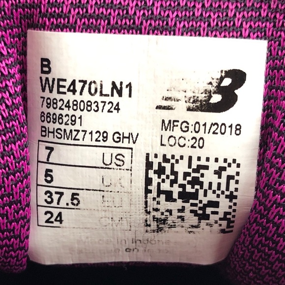 New Balance 470 Tech Ride Walking Running Shoe Womens Size 7 Navy Blue Purple - Picture 9 of 9